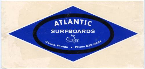 Atlantic Surfboards Decal