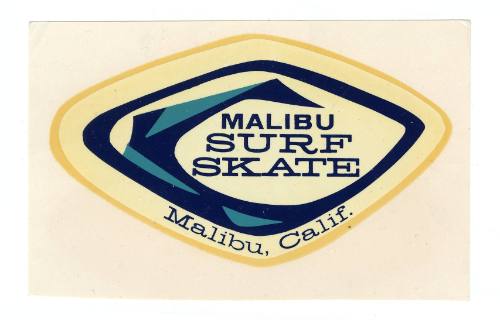 Malibu Surf Skate Malibu, California Decal