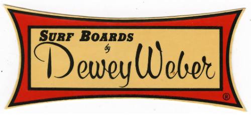 Surfboards by Dewey Weber Decal