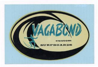 Vagabond Custom Surfboards Decal