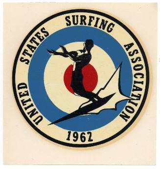 United States Surfing Association 1962 Decal