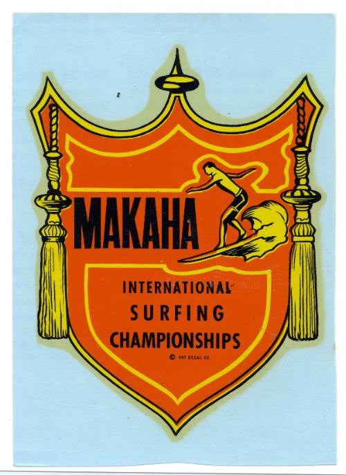 International Surfing Championships at Makaha Decal