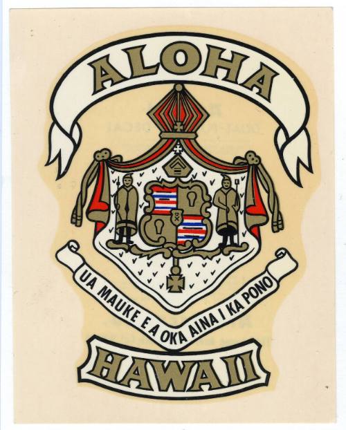 Aloha Hawaii Decal