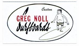 Greg Noll Surfboards Business Card