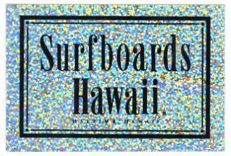 Surfboards Hawaii Haleiwa, Hawaii Decal