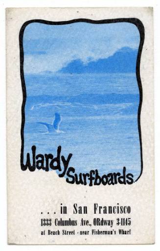 Wardy Surf Boards Business Card