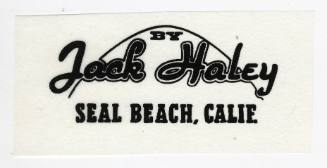 Surfboards by Jack Haley Seal Beach Decal