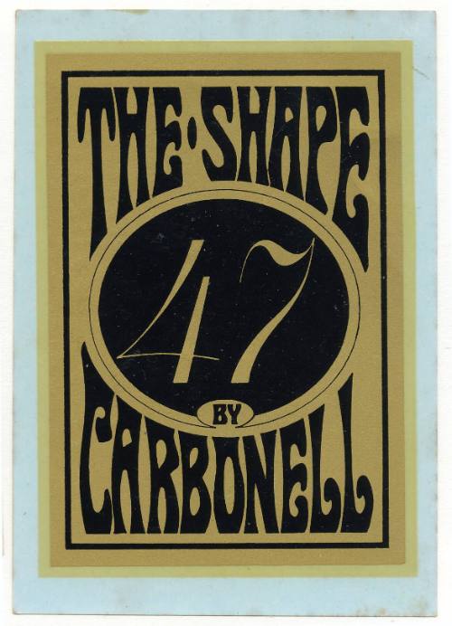 47 The Shape by Carbonell Surfboards Decal