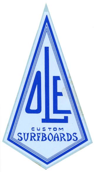 Ole Custom Surfboards Decal
