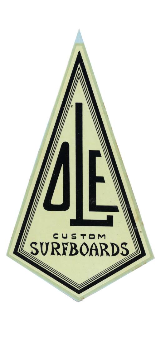 Ole Custom Surfboards Decal