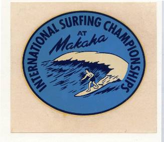 International Surfing Championships at Makaha Decal