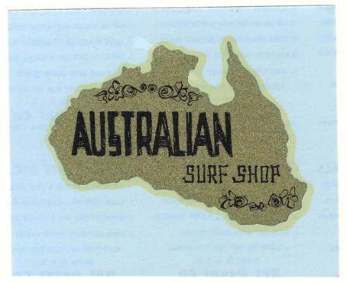 Australian Surf Shop Decal