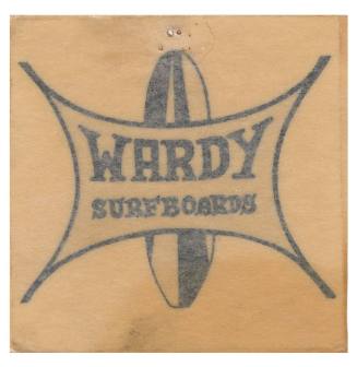 Wardy Surfboards Decal