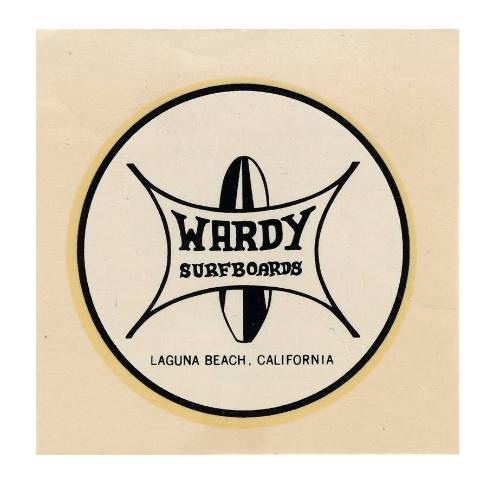 Wardy Surfboards Decal