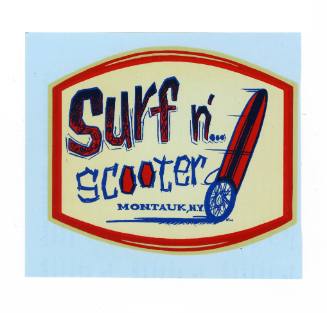 Surf n’ Scooter Montauk, New York Decal