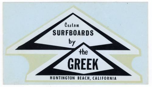 Custom Surfboards by the Greek Huntington Beach, California