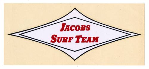 Jacobs Surf Team Decal