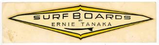 Surfboards by Ernie Tanaka Decal