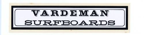 Vardeman Surfboards Decal