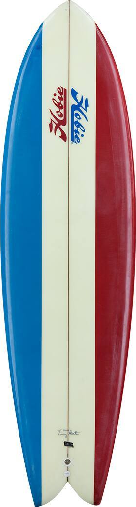 Red, White, & Blue Quad Fish Board