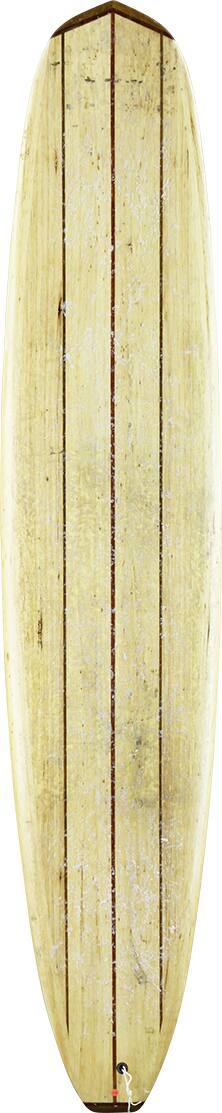 Chambered Balsa Board with Three Redwood Stringers, Nose and Tail Blocks