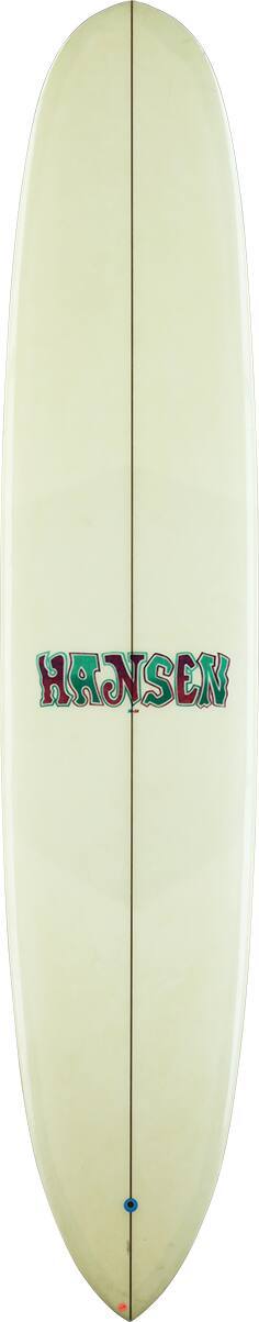 Hansen 50/50 Pintail Model Board with Red and Green Logo, No. 17739.