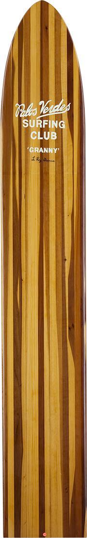 Multi-Laminated Wood Longboard Palos Verdes Surf Club Granny
