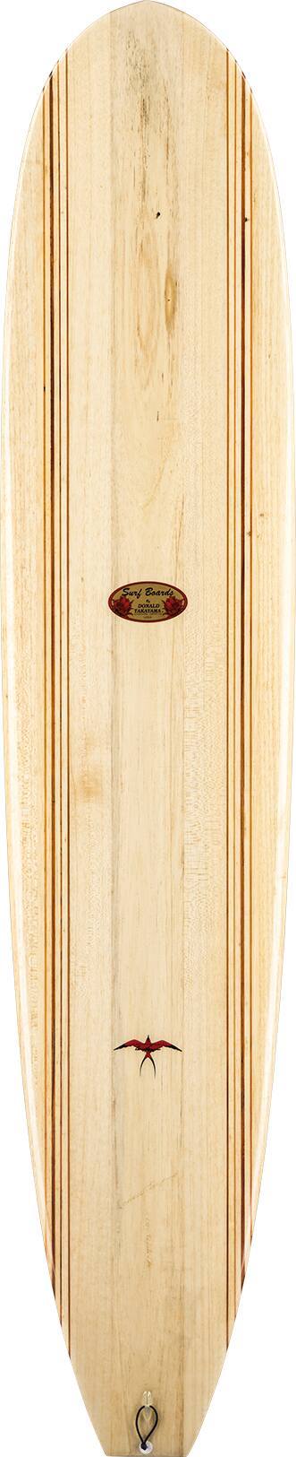 Donald Takayama Jacobs Stepdeck Collector Series, balsa wood, multi-stringer longboard