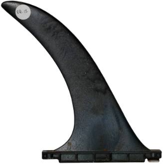 Narrow Black Surfboard Fin