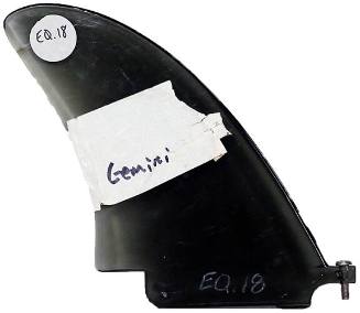 Black Gemini Surfboard Fins (1 of 2) See EQ.181