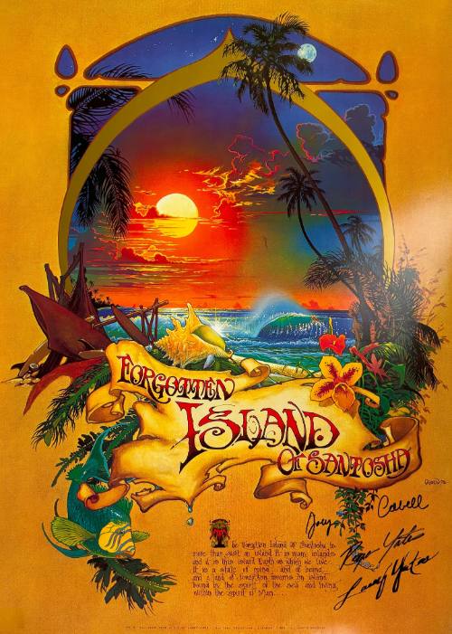 Forgotten Island of Santosha Poster (Signed)