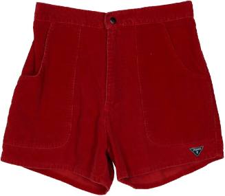 Stubbies Red Corduroy Shorts