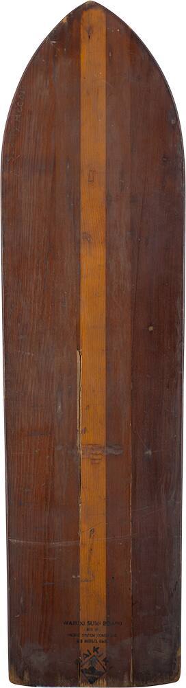 PSH/Waikiki Surfboard Co. Bellyboard (Circa 1939)